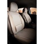Mk Express Mazda Lantis Uyumlu Lüx Yarı Deri Bel Destekli Oto Koltuk Kılıfı Vera Serisi Bej Renk