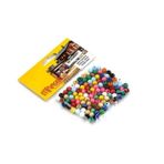 Mk Model 5731547 6 mm 100 Adet Karışık Renk Yuvarlak Boncuk