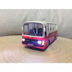 Mk Model Model Maket 1/27 Ölçek Nostalji Halk Otobüsü Sesli ve Işıklı (Kırmızı) - Renkli