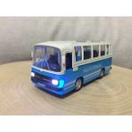 Mk Model Model Maket 1/27 Ölçek Nostalji Halk Otobüsü Sesli ve Işıklı (Mavi) - Renkli