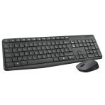 Mk235 Ingilizce Kablosuz Usb Siyah Multimedya Klavye/Mouse Set 920-007931