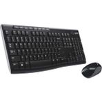MK270 Kablosuz Ingilizce Q Klavye ve Logitech M187 Wireless Mini Mouse Seti