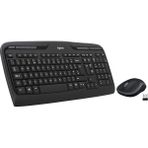 MK330 Kablosuz Klavye ve Mouse Seti, Multimedya Tuşları, Sıvı Dökülmesine Dayanıklı, 10 M Ku