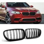 MKG Bmw F10 5 Serisi M5 Ön Panjur Izgara Böbrek 2011 - 2016 Piona Black - Siyah