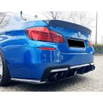 MKG Bmw F10 Vorstainer 3 Parça Difüzör Piano Black Sağ Sol Çift Egzoz Çıkışlı 2010 ve 2017 Arası