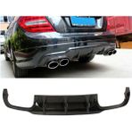 MKG Mercedes W204 C63 Amg Difüzör Piona Black 2011 2012 2013 2014 Sağ Sol Çift Egzoz Çıkışlı