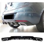 MKG Opel Astra K Sport Difüzör Piona Black + Egzoz Ucu Kromlar 2015 2016 2017 2018 2019 2020 2021