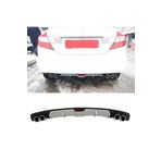 MKG Otomotiv Honda Civic Fb7 Uyumlu Gri Difüzör 4 Krom Egzoz Görünümlü Difizör Arka Ek Body Kit