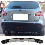 MKG Otomotiv Nissan Qashqai Gri Difüzör 4 Krom Egzoz Görünümlü Difizör Arka Ek Body Kit