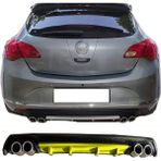 MKG Otomotiv Opel Astra J Hb Sarı Difüzör Çiftli Yuvarlak Egzoz Görünümlü D Tip Difizör