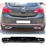 MKG Otomotiv Opel Astra J Hb Sport Difüzör Difizör Plastik Parlak Siyah 2012 2013 2014 2015 Arka-Difizör-Bodykit-Ek