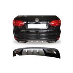 MKG Otomotiv Vw Jetta Mk6 Uyumlu Difüzör Difizör Gri + Kare Egzoz Görünüm C Tip 2010-2018
