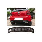 MKG Otomotiv Vw Polo Uyumlu Difüzör Difizör Siyah + Kare Egzoz Görünüm C Tip 2002 - 2008