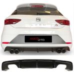 MKG Seat Leon Mk3.5 Custom Difüzör Piona Black 2017 2018 2019 2020 Sağ Sol Çift Egzoz Çıkışlı