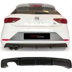 MKG Seat Leon Mk3.5 Custom Difüzör Piona Black 2017 2018 2019 2020 Sol Çift Egzoz Çıkışlı