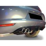 MKG Vw Scirocco Mk3 Sport Difüzör Piano Black Sol Çift Egzoz Çıkışlı 2008 2009 2010 2011 2012 2013