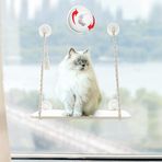 Mkono Kedi Pencere Levrek Hamak Oturağı, Boho Duvara Monte Kedi Yatağı, Emniyetli Metal Çerçeveli, Yerden Tasarruflu Makrome Salıncak Rafı, Komik Püsküllü İç Mekan Kitty Evcil Hayvan Dinlenme Yeri,
