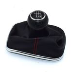 MKptopia 12 mm Vites Kolu, Gaitor Boot, Golf 4 R32 Je-tta 1999-2005 ile uyumlu – 6 vitesli kırmızı çizgi