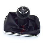 MKptopia 12 mm Vites Kolu Gaitor Boot Vites Kolu, V-W Golf 4 R32 Bo-ra Je-tta 1999 – 2005 – 5 vitesli kırmızı çizgi