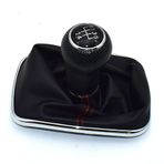 MKptopia 23 mm vites kolu vites kolu Gaitor Boot V-W Golf 4 IV MK4 GTI R32 Bo-ra Je-tta ile uyumlu – 5 hızlı kırmızı çizgi