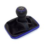 MKptopia 23 mm Vites Kolu Vites Kolu Gaitor Boot VW Golf 4 IV MK4 GTI R32 Bo-ra Je-tta ile uyumlu - 6 vitesli mavi