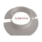 MKS 4.5 cm Çap Beyaz Boru Kılıfı - Doğalgaz Duvar Geçiş Kılıf Kapağı DN32