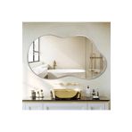 MKS Design 60x90 Asimetrik Duvar Dekor Aynası / Duvar Aynası / Konsol Aynası / Düzensiz Ayna / Estetik Ayna