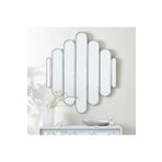 MKS Design 73x80 Konsol Aynası / Lüks Ayna / Dekor Aynası / Salon Aynası / Çerçeveli Duvar Aynası