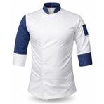 MKWorkwear İsim Nakış Seçenekli - Aşçı Önlük Boydan Askılı – Modern Mutfak Önlüğü Apron | Erkek & Kadın Unisex Üniforma ve İş Elbiseleri (Beyaz)