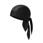 MKWorkwear İsim Nakış Seçenekli - Şef Bandana Fileli Modern Aşçı Bandana | Erkek & Kadın Unisex Üniforma ve İş Elbiseleri (Siyah)