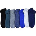 MKY Dikişsiz Pamuklu Erkek Patik Çorap 7'li - 40 - 44 - 105-Renkli