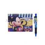 MM Autobook Mickey Mouse İmzalı Kitap (Koyu Mavi)