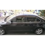 Mm Oto Volkswagen Jetta 2011-2016 Krom Cam Çerçevesi Aksesuarı 12 Parça - Siyah