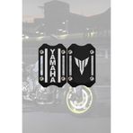 mmb YAMAHA MT25/125/07/09/10 Crash Bar Siyah Beyaz -Dayanıklı Motor Koruma Aksesuarı (Yan Tampon) 1ADET