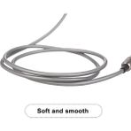 Mmcx Konnektör Yedek Kulaklık Kablosu 3,5 mm Kablolu Kulaklıklar Çıkarılabilir Kablo Shure SE215/SE315/SE425/SE535/SE846 ile Uyumlu (Yurt Dışından)