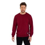MMETALIC Bordo Bisiklet Yaka Etiket Detaylı İçi Pamuklu Erkek Sweatshirt (BORDO/L)