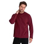 MMETALIC Erkek Bordo Çift Bisiklet Yaka Standart Rahat Kesim Sweatshirt MTLCE68-BORDO XL