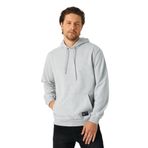 MMETALIC Gri Erkek Kapüşonlu Kanguru Cepli Sweatshirt (GRİ / 3XL)