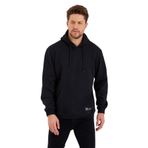 MMETALIC Siyah Kanguru Cepli Kapüşonlu İçi Pamuklu Erkek Sweatshirt (SİYAH/XL)
