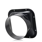 MMLFX 1 Adet Abs Yuvarlak Boru Flanşı Koltuk Kanalı Conta Kapağı Alüminyum Boru Hava Solumu Hortum Bağlantısı Hava Sistemi Havalandırma Donanımı 100-200 mm (Renk: Eğik 150 mm)