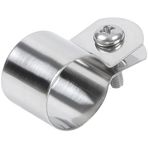 MMLFX 2/5/10pcs 304 paslanmaz çelik topraklama kelepçesi boru kelepçesi Rorseback kelepçe tutucu hortum hortum kelepçesi (Boyut: Çap 115 mm (2 adet))