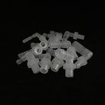 MMLFX 5 adet. M6 ~ M12. Plastik Dişli Dirsek Adaptörü Bahçe Su Depo Hortumu Armatürleri (Renk: 6-M8)