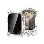 MMP SHOP Apple Watch Series 7 8 9 45mm Uyumlu Hayalet Kılıf Kasa Ve Ekran Koruycu 360 Tam Koruma