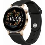 MMP Shop Huawei Watch GT3 42mm / GT2 42mm Uyumlu Yumuşak Soft Yüksek Kalite Spor Silikon Kordon - Siyah - HW GT2 / GT3 42mm