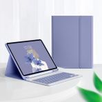 MMP Shop Ipad Air 11 M2 / M3 2025 2024 Uyumlu Uyku Modlu Kalem Bölmeli Klavyeli Tablet Kılıfı - İpad Air 11 - Lavanta