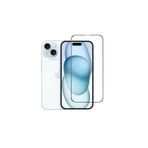 MMP SHOP İphone 15 Plus İle Uyumlu Tam Kaplayan Darbeye Dayanıklı Kırılmaz Cam Seramik Ekran Koruyucu
