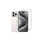 MMP SHOP İphone 15 Pro Max İle Uyumlu Tam Kaplayan Darbeye Dayanıklı Kırılmaz Cam Seramik Ekran Koruyucu