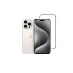 MMP SHOP İphone 15 Pro Max İle Uyumlu Tam Kaplayan Tamperli Anti Statik Ekran Koruyucu
