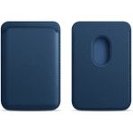 MMP Shop Iphone 17 / 17 Air / 17 Pro / 17 Pro Max Uyumlu Magsafe Cüzdan Kartlık Suni Deri Kartlık - Lacivert