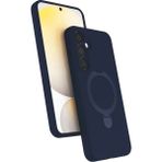 MMP Shop Samsung Galaxy A25 Uyumlu Kamera Koruma Çıkıntılı Magsafe Halka Standlı Kılıf - Lacivert